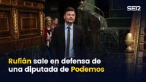 Rufián sale en defensa de una diputada de Podemos por un comentario machista de Vox