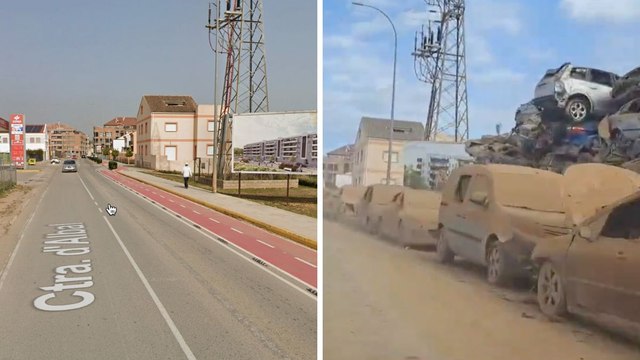 Antes y después: el catastrófico aspecto que aún reina en los municipios afectados por la DANA