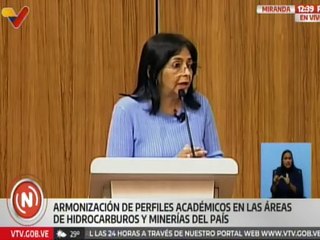 Min. Delcy Rodríguez: Golpe terrorista estaba dirigido contra el servicio eléctrico y la economía