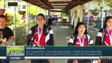 Estudiantes con discapacidad conquistan Juegos Deportivos Centroamericanos