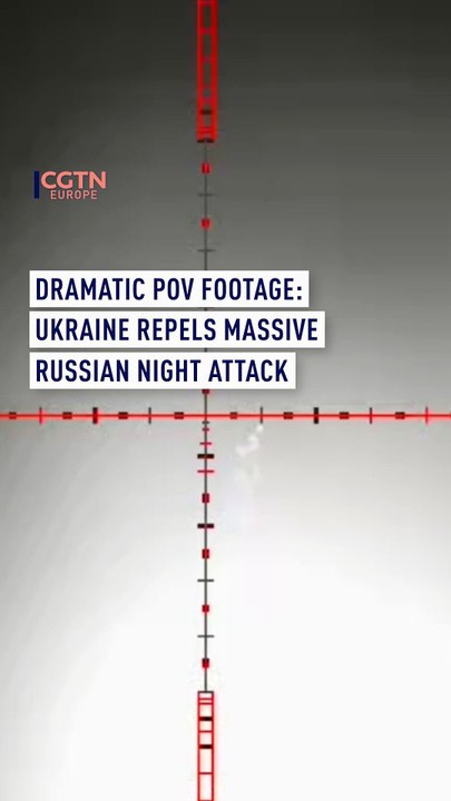 Dramatic POV footage: Ukraine repels massive Russian night attack