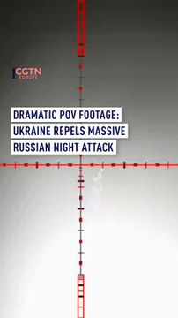 Dramatic POV footage: Ukraine repels massive Russian night attack