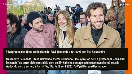 Paul Belmondo entouré de son fils et son petit-fils malgré la tempête familiale pour un beau moment à l'approche de Noël