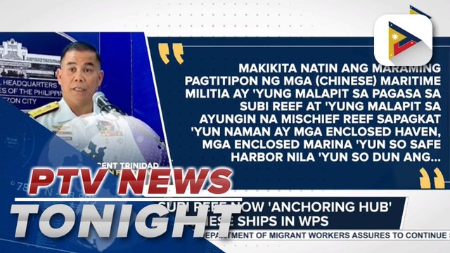 PH Navy: Subi Reef now 'anchoring hub' of Chinese ships in WPS