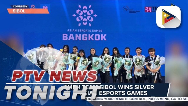 PH women's team SIBOL wins silver in MLBB Asian Esports Games