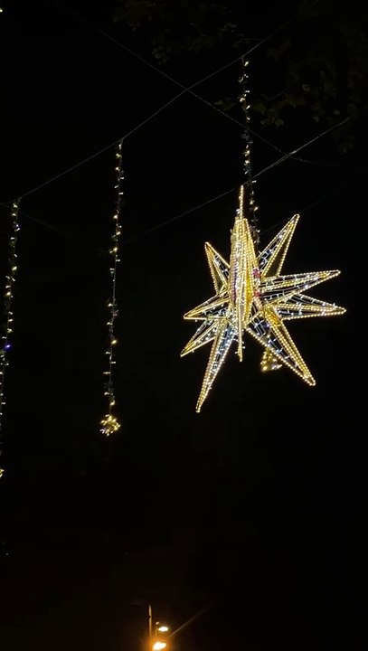 Así se han visto las luces de Navidad en el pas...