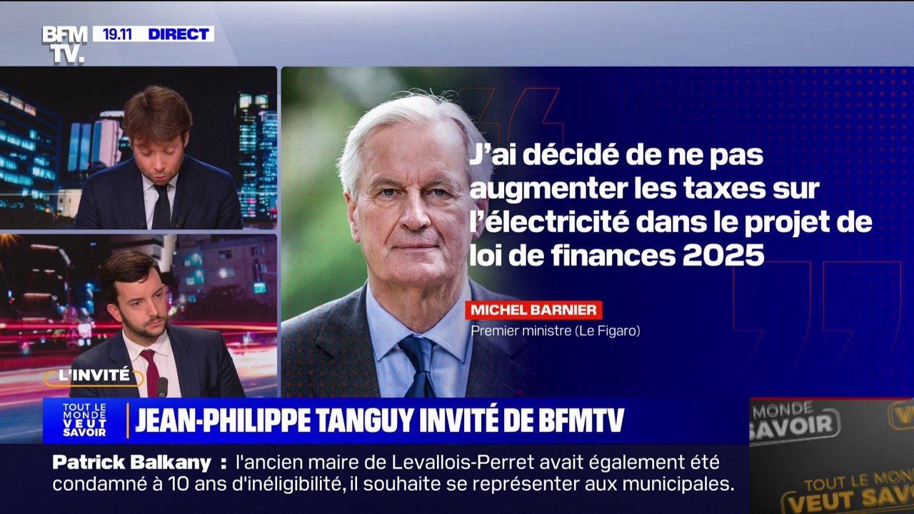 Concessions de Michel Barnier sur le budget: Jean-Philippe Tanguy salue "une victoire importante des demandes" du RN