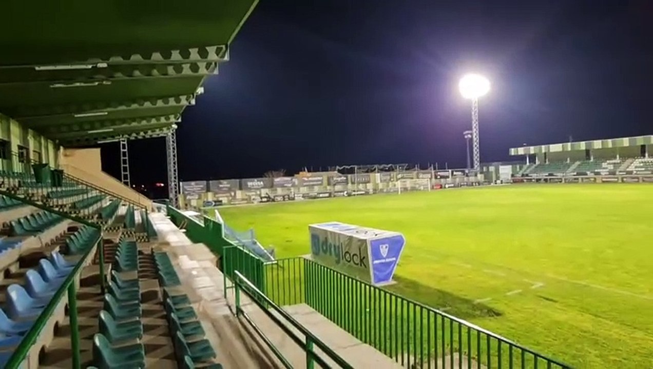 Así luce la nueva iluminación del Estadio de La Albuera