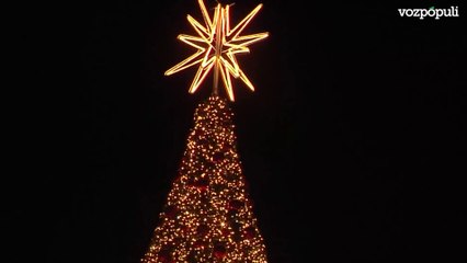 Madrid inicia la Navidad con el encendido de luces desde la Puerta del Sol