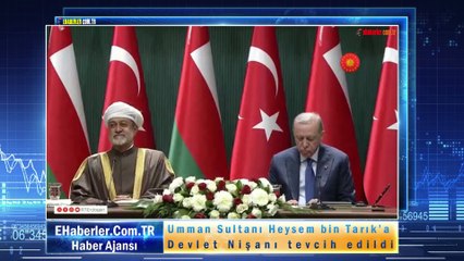 Umman Sultanı Heysem bin Tarık’a Devlet Nişanı tevcih edildi