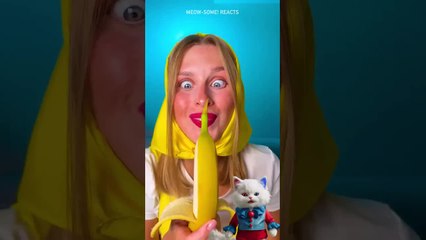 Fake ⚡️Real  Banana Challenge
