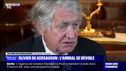Le navigateur Olivier de Kersauson se dévoile dans un livre intitulé "Avant que la mémoire s'efface"