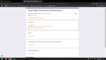 YouTube Premium Giveaway: Win Free Access! (Participate Now)