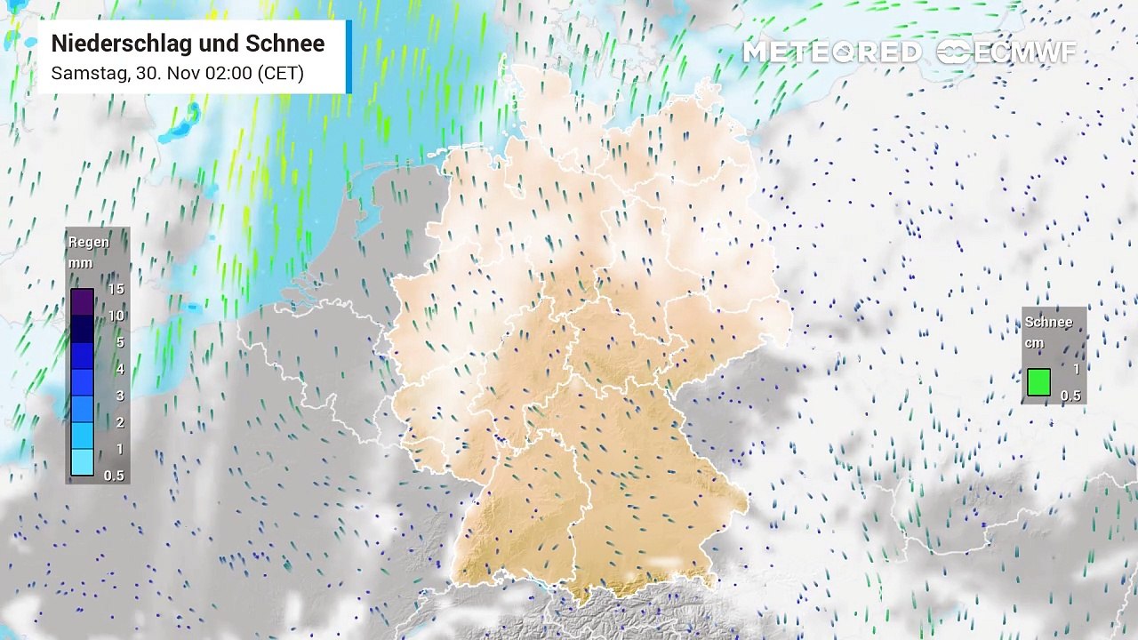 Erst frostige Nächte - in der Nacht auf Montag Regen und Glatteis möglich!