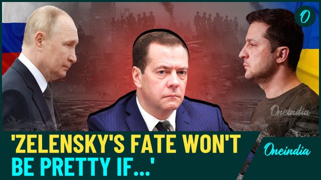 'Bloodthirsty Clown Zelensky's Fate Won't Be Pretty...: Medvedev's Terrifying Warning To Ukraine
