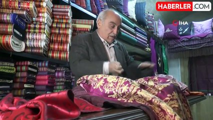 Gaziantepli kutnu kumaşı ustası "Yaşayan İnsan Hazineleri Ödülü" almanın gurunu yaşıyor