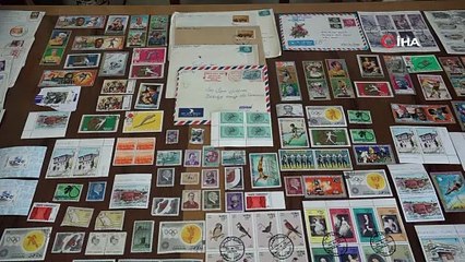 Van'da bir usta, Posta pullarından koleksiyon oluşturdu