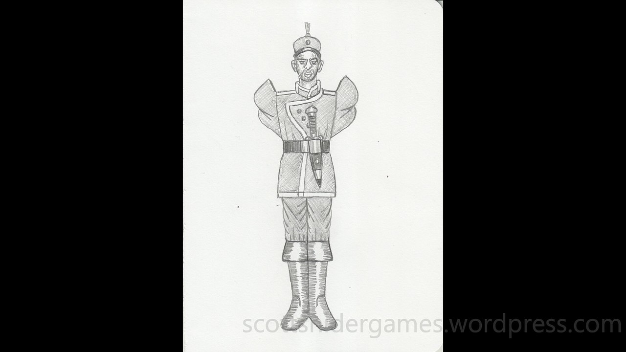 Soldier Pencil Sketch Video #517 (11-28-2024)
