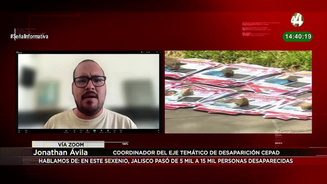 Jonathan Ávila habla sobre las desapariciones en Jalisco durante el sexenio de Enrique Alfaro