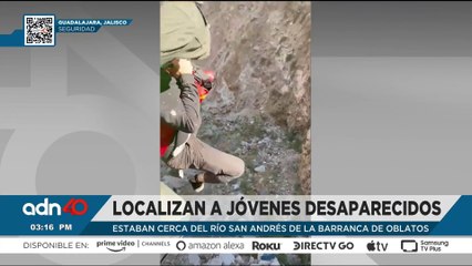Localizan a jóvenes desaparecidos desde el pasado domingo en Guadalajara