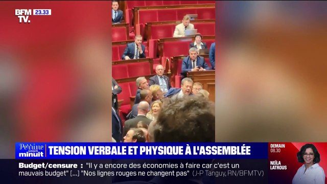 Sans l'intervention des huissiers, il m'en aurait mis une : Antoine Léaument (LFI) revient sur son altercation avec le député Modem Nicolas Turquois