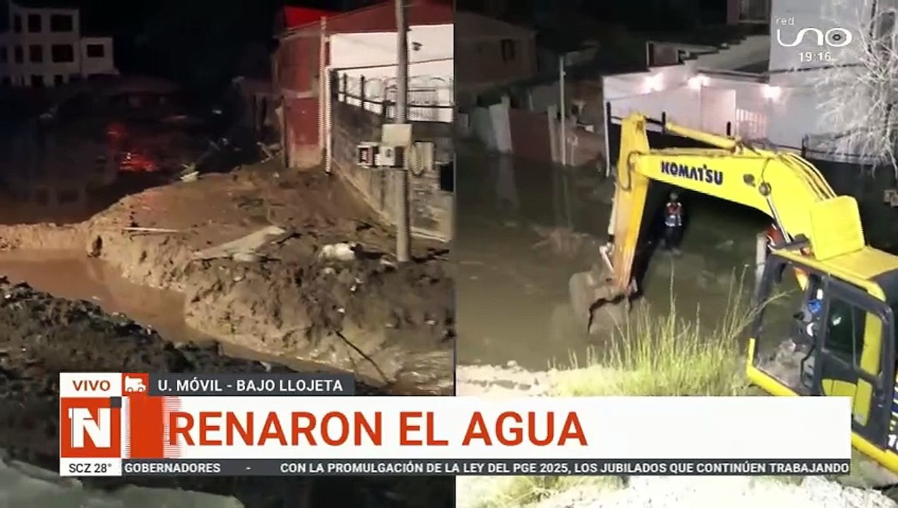 continuan trabajos llojeta