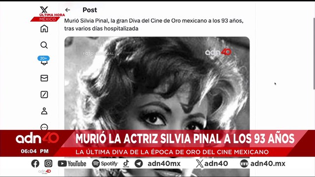 🚨¡Última Hora! Falleció Silvia Pinal, la gran Diva del Cine de Oro