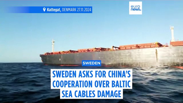 Sweden asks for China's cooperation in probe over damage to Baltic Sea cables
