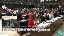 Informe desde Caracas: aprobada ley que castigará a quienes apoyen sanciones internacionales