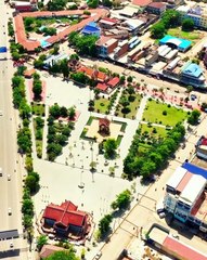 ទេសភាពលើមេឃ សិរីសោភ័ណ (ស្វាយស៊ីសុផុន) បន្ទាយមានជ័យ Serey Sophorn known as Svay Sisophon sky view