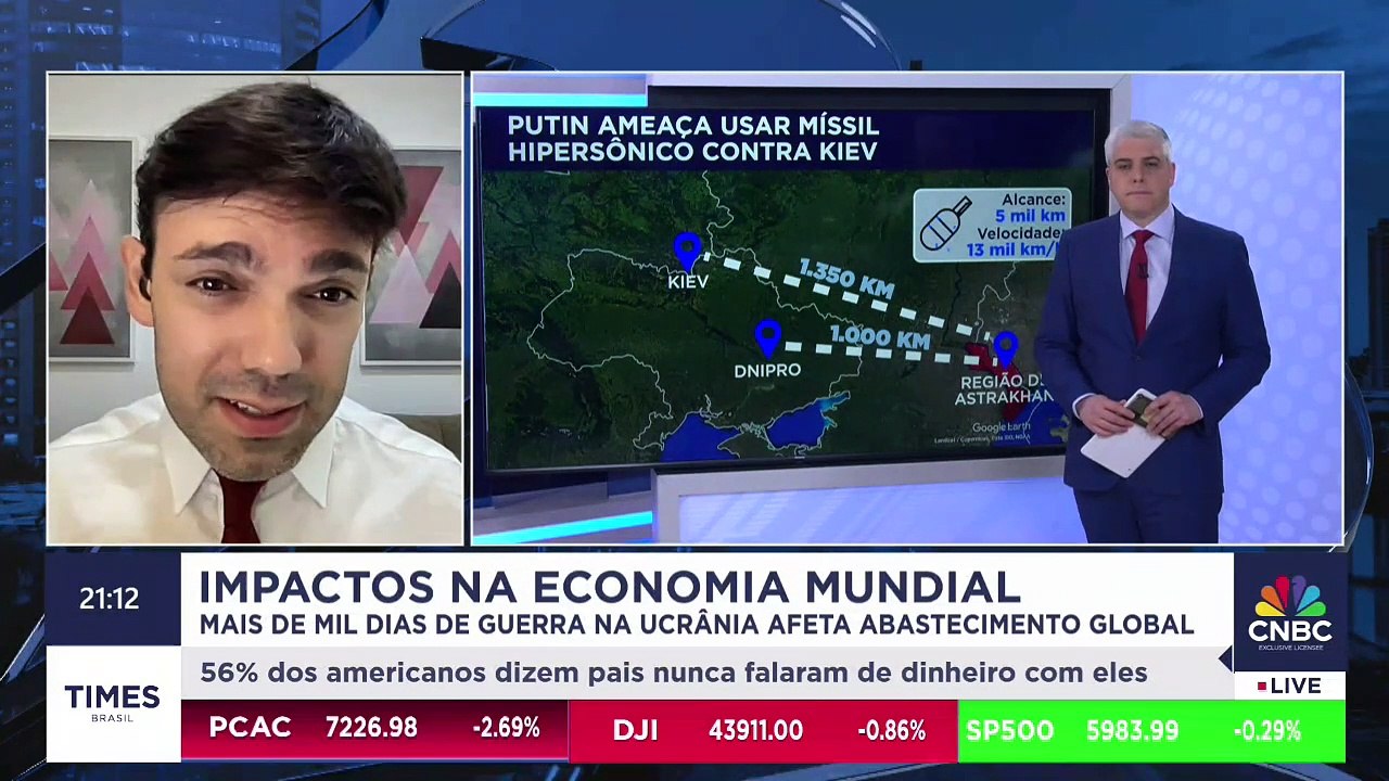 Especialista sobre impacto causado por guerra na Ucrânia: "Putin é pressionado por linhas vermelhas"