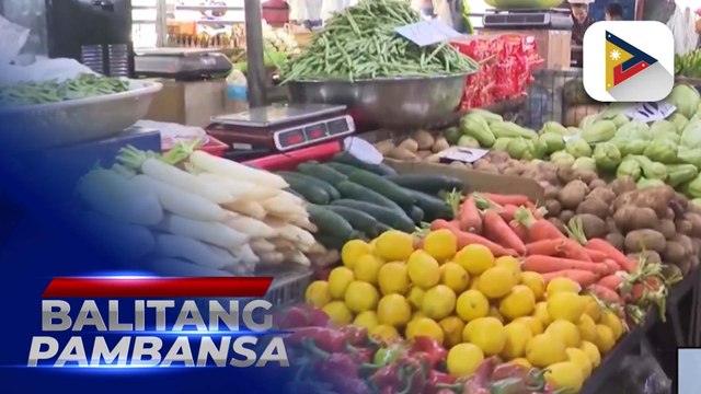 D.A., tiniyak ang stable na presyo ng highland at lowland vegetables para sa Disyembre