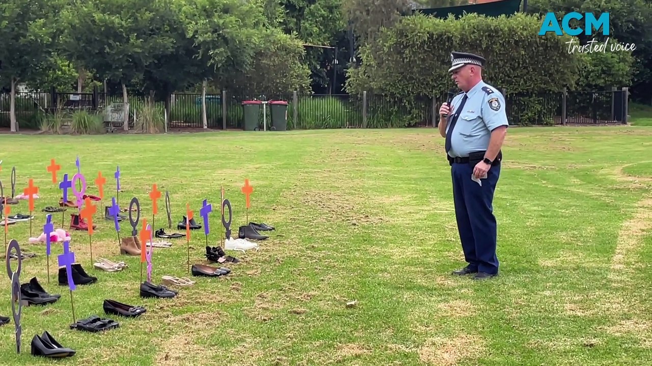 16 days of Activism against domestic violence event in Fotheringham Park, Taree on Thursday, November 28, 2024.