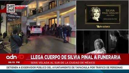 Llega cuerpo de Silvia Pinal a la funeraria en San Jerónimo, al sur de la CDMX