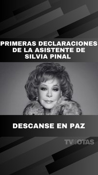 Silvia Pinal: Primeras palabras de la asistente de la diva del cine de oro