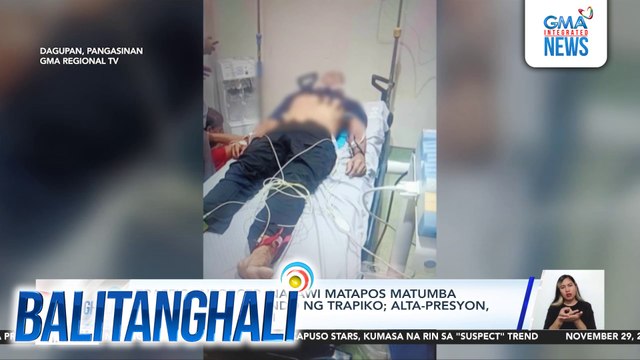 Traffic enforcer, nasawi matapos matumba habang nagmamando ng trapiko; alta-presyon, tinitingnang sanhi | Balitanghali