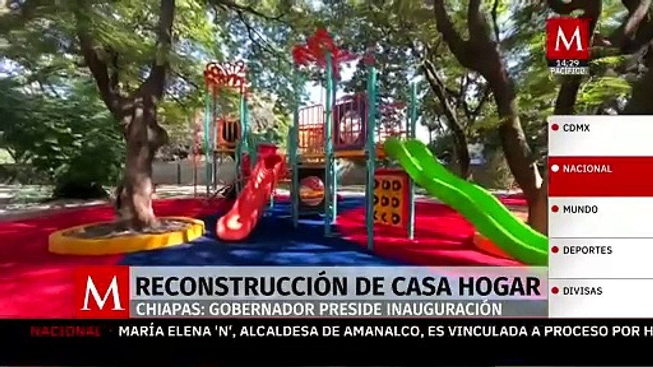Rutilio Escandón inaugura la reconstrucción de la Casa Hogar Infantil del Sistema DIF Chiapas