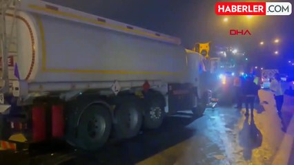 TEM Otoyolu'nda kaza! Edirne yönünde tüm şeritler kapatıldı