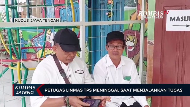 Petugas Linmas TPS Meninggal Saat Menjalankan Tugas