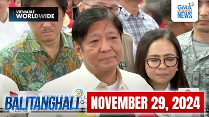 Balitanghali Express: November 29, 2024 [HD]