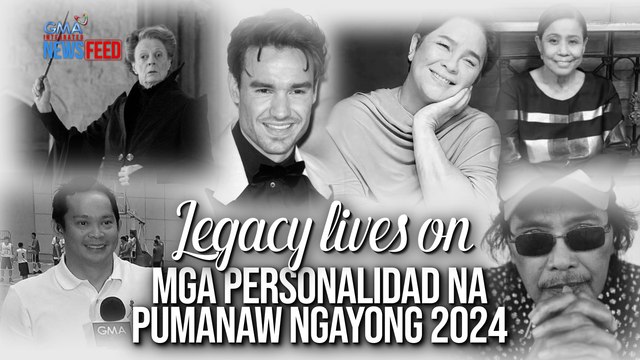 Legacy lives on. Mga personalidad na pumanaw ngayong 2024 | GMA Integrated Newsfeed