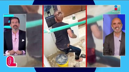 Prefirió jugar que andar enderezando varillas