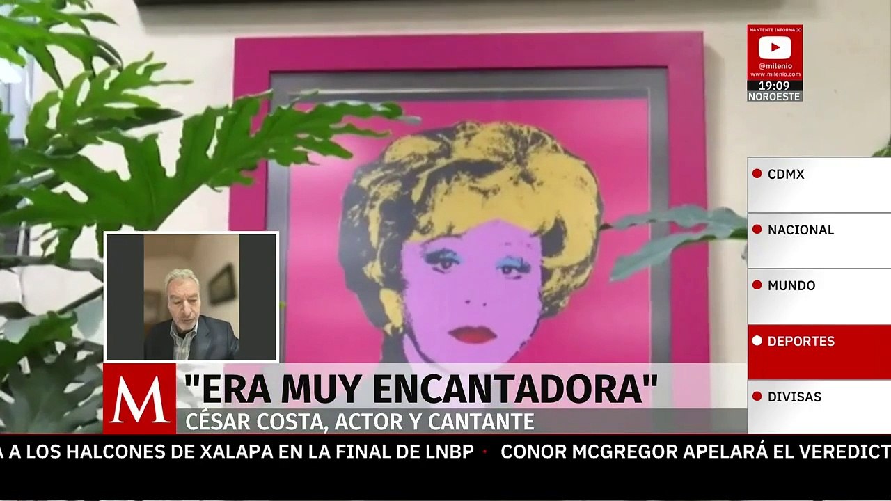 "Fue una extraordinaria actriz, con una versatilidad extraordinaria, era encantadora": César Costa