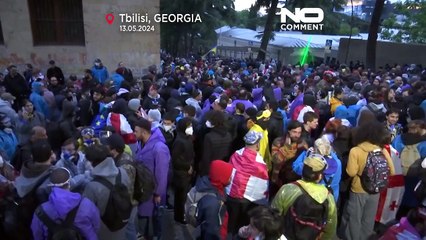 Georgien: Demonstrierende wollen Parlament blockieren