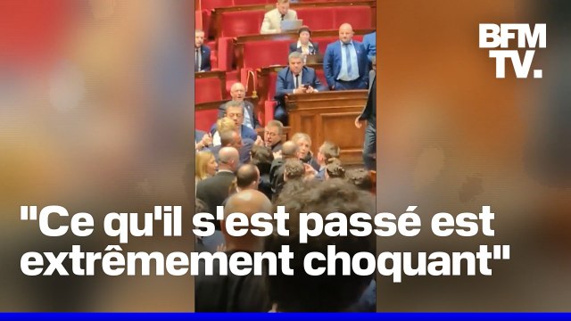 Une vive altercation éclate entre un député Modem et deux députés du NFP à l'Assemblée