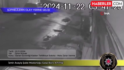 İzmir'de Eve Silahlı Saldırı Anları Kamerada