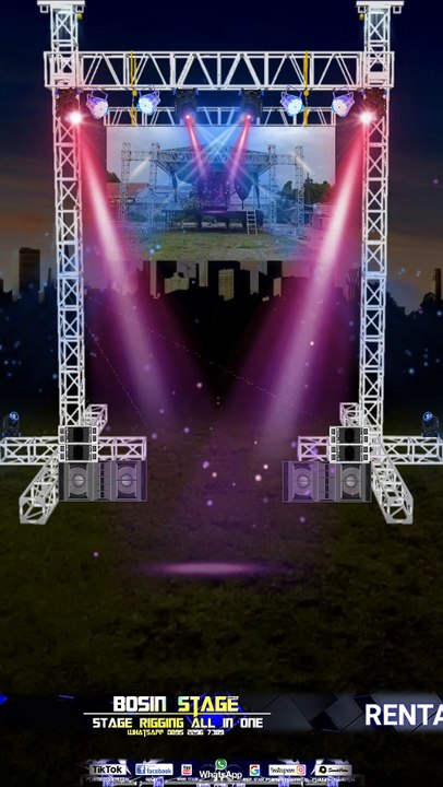 Sewa rigging screen costum