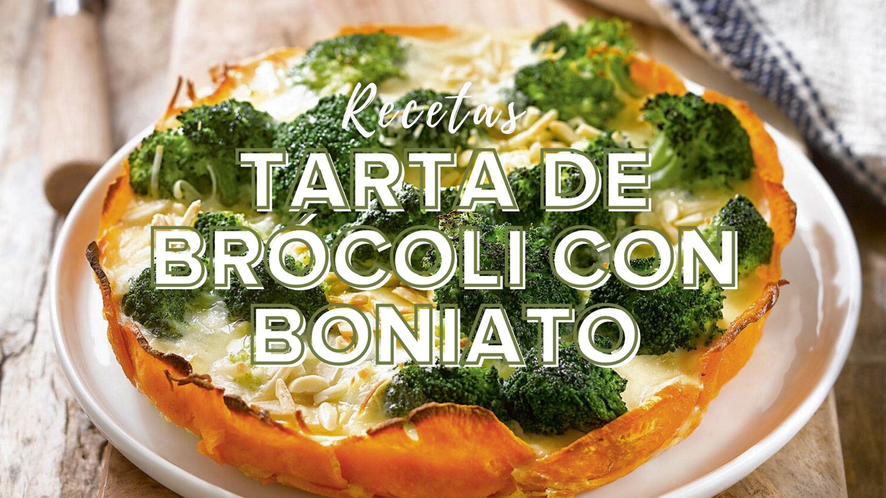 Receta: tarta de brócoli con boniato