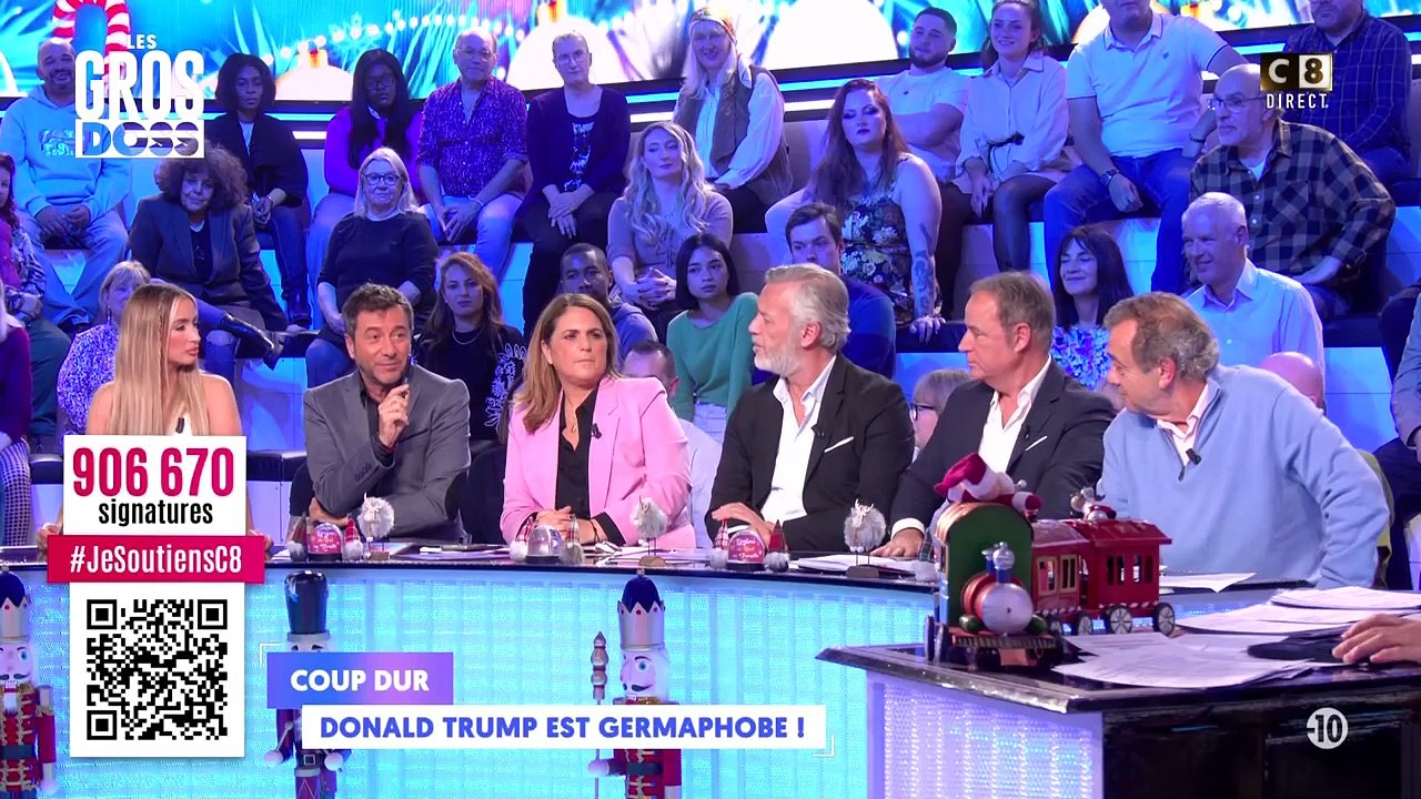 Cyril Hanouna dans "TPMP" sur C8 le jeudi 28 novembre 2024.