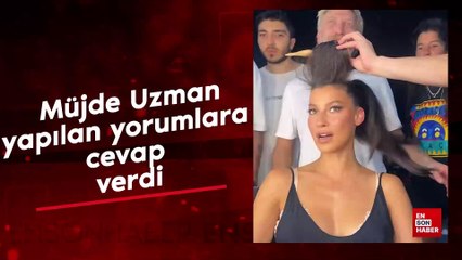 Oyuncu Müjde Uzman yapılan yorumlara cevap verdi